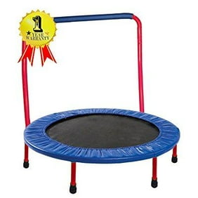 ATIVAFIT 36-Inch Folding Trampoline Mini Rebounder/ ,Suitable for Indoor and Outdoor use for Two Kids with safty Padded Cover
